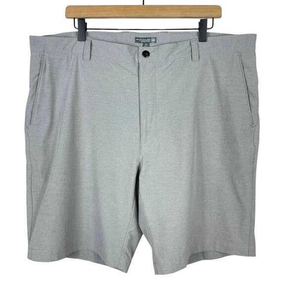 Peter Millar Crown Sport Performance Shorts Gray Men’s 40 Golf Athletic Outdoors - Picture 1 of 8